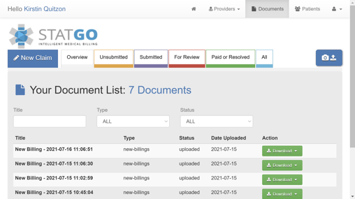 Desktop documents